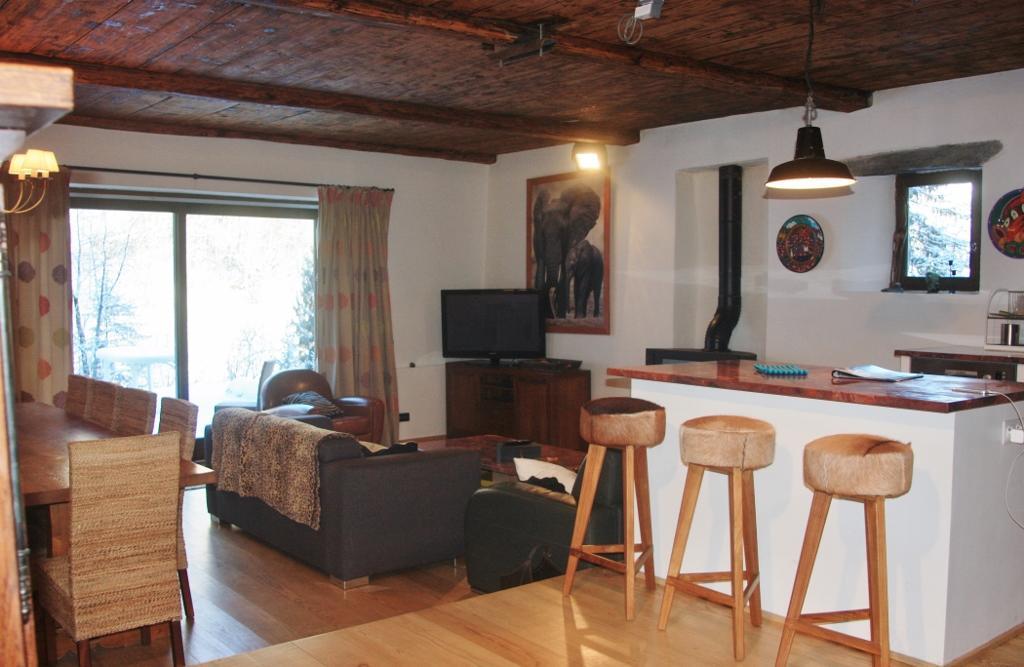 Ferienwohnung Ferme Saint-Aubin Sainte-Foy-Tarentaise Exterior foto