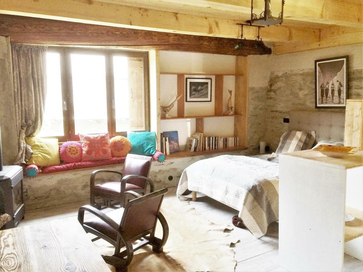 Ferienwohnung Ferme Saint-Aubin Sainte-Foy-Tarentaise Exterior foto
